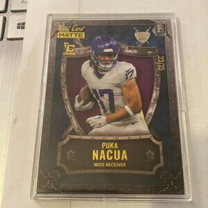2023 wildcard weekend warrior chase RC PukaNacua ssp Huskies, Rams /75